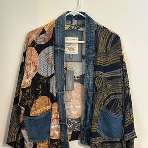 NWT Shannon Passero Karol Cardigan Asia Print Mix